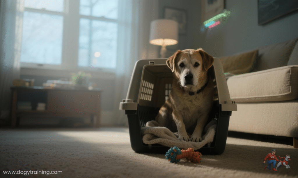 Crate Training Helps Older Dogs