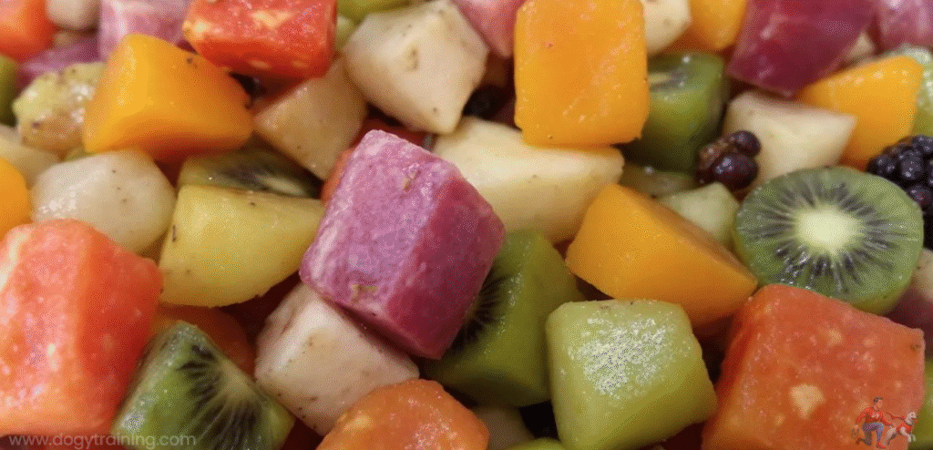 Fruit and Vegetable Bits as  Training treat