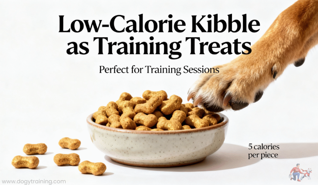 Low-Calorie Kibble as Training Treats