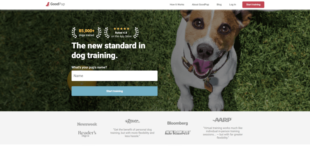 Best Dog Training App - GoodPup