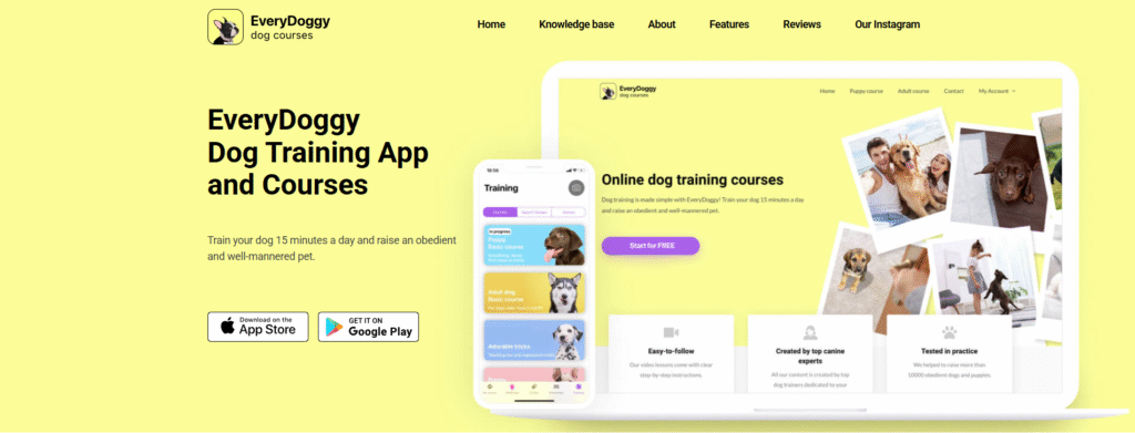 Best Dog Training App - EveryDoggy